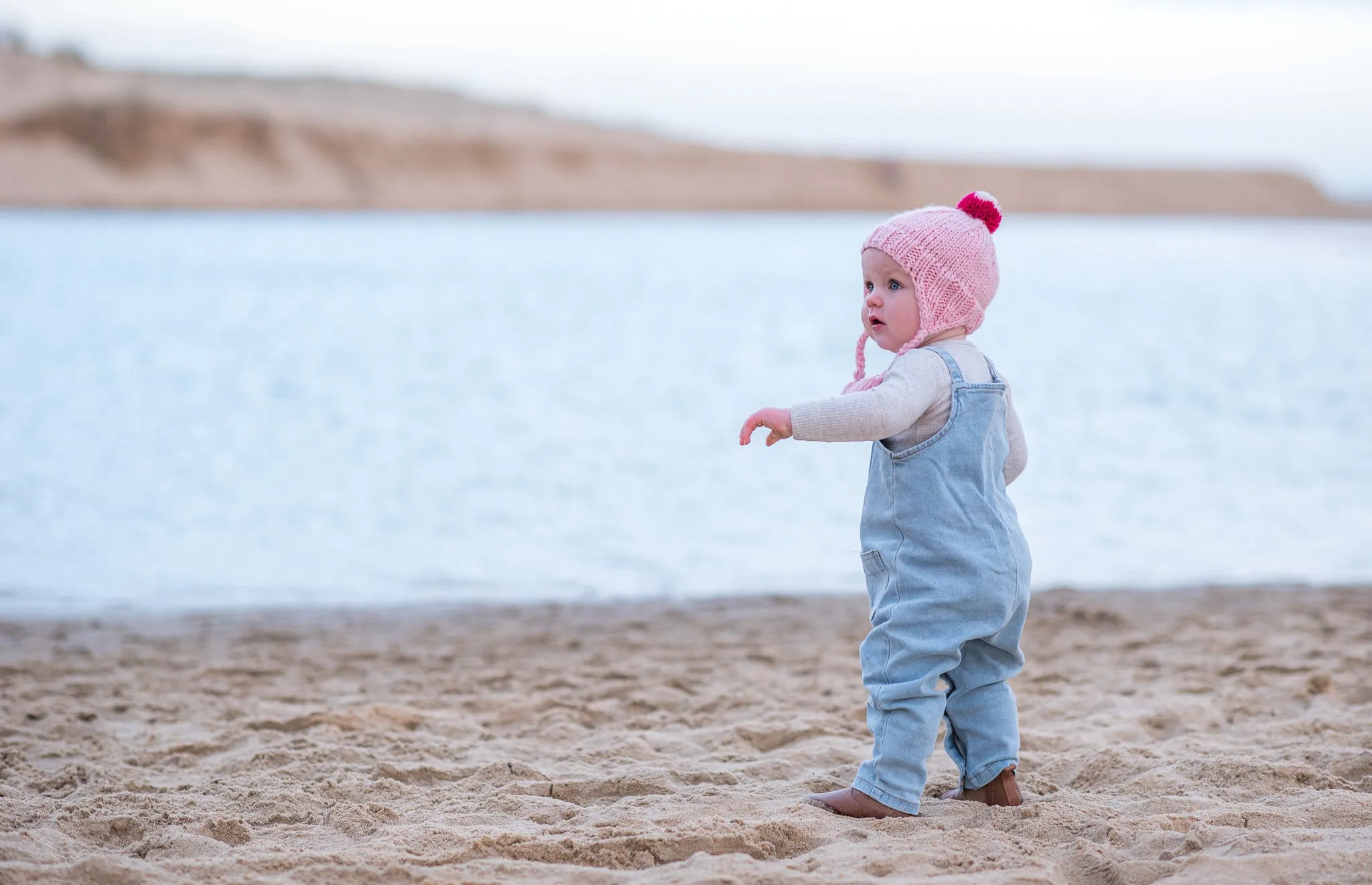 Acorn Sunrise Beanie Pink