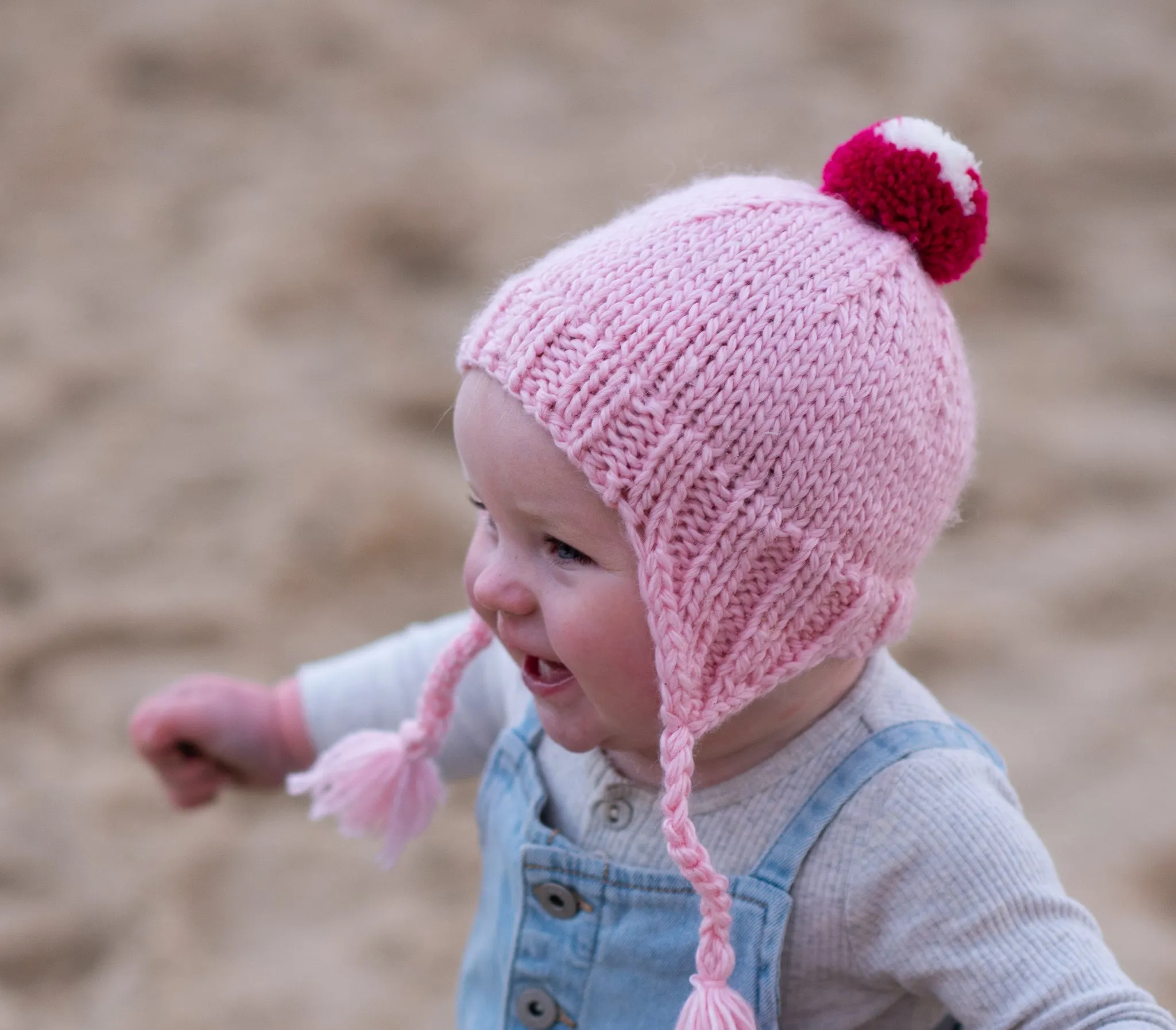 Acorn Sunrise Beanie Pink