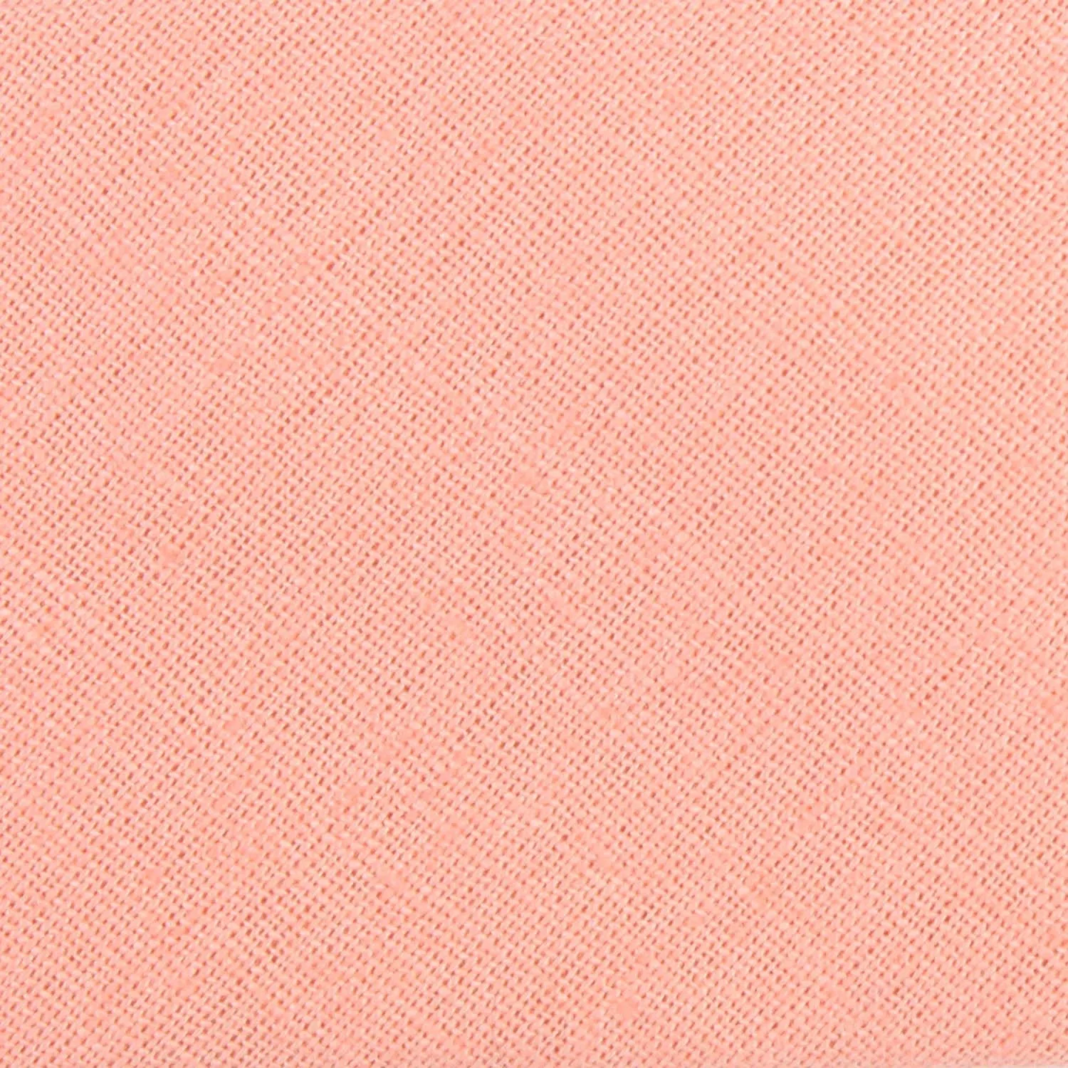 Apricot Peach Slub Linen Kids Bow Tie