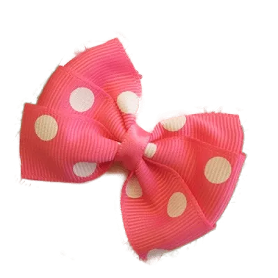 Bella Hair Bow - Polka Dot (2 Colours)