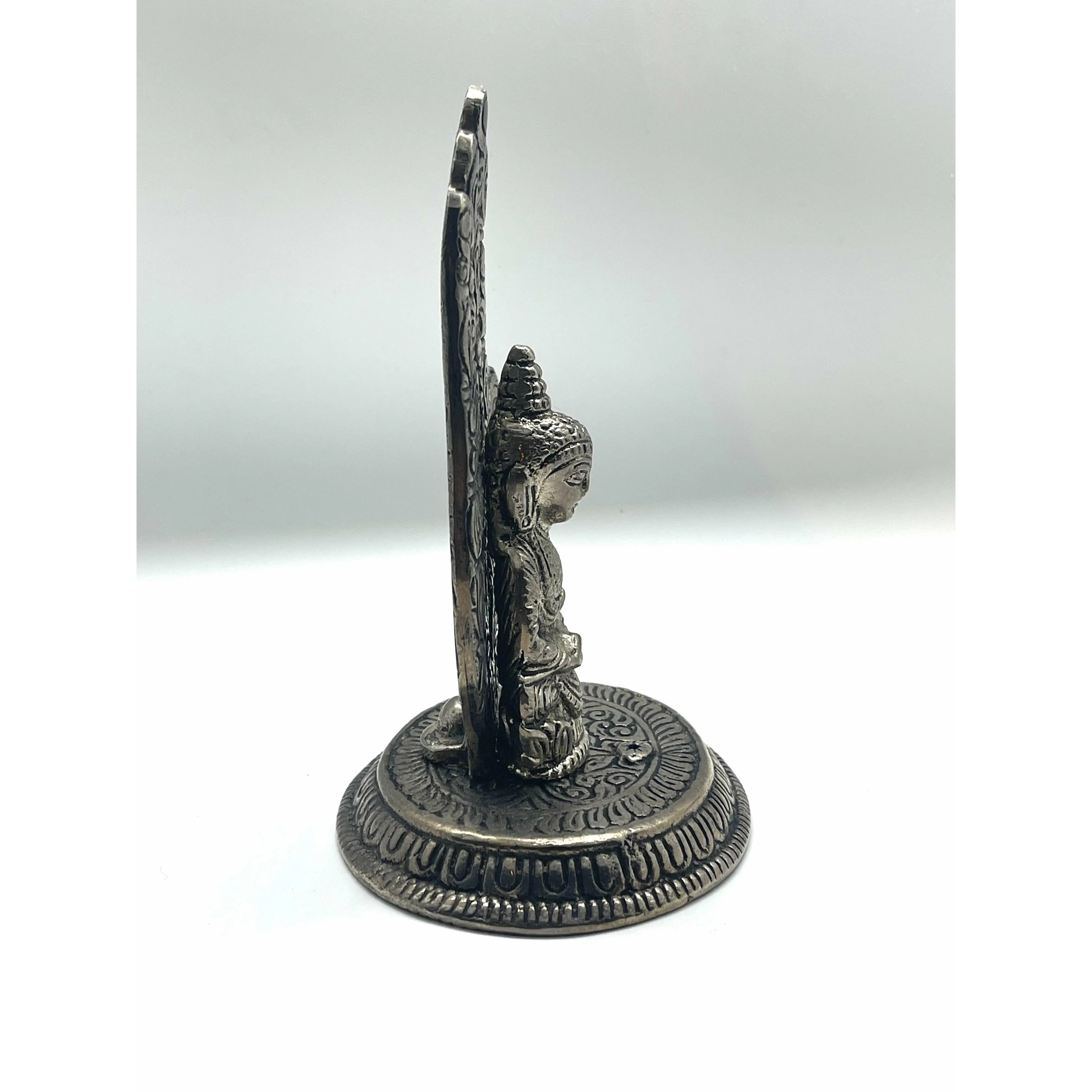 Burner: Buddha Hamsa Aluminum Incense Holder