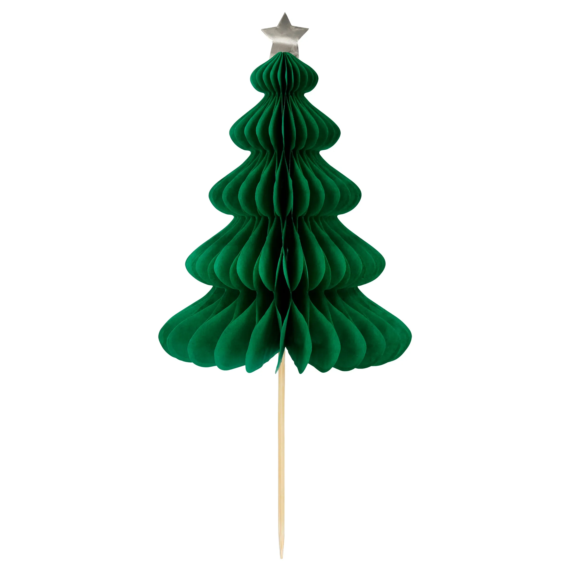 Christmas Honeycomb Cake Topper Set (x 10)