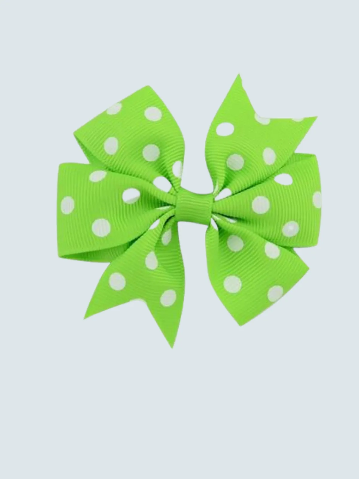Gils Polka Dot Hair Bow Clip