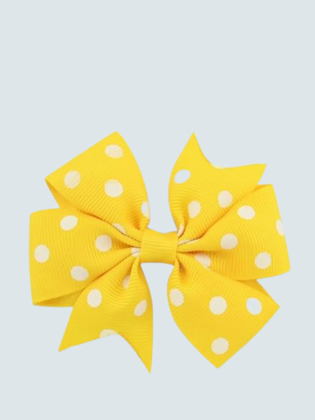 Gils Polka Dot Hair Bow Clip
