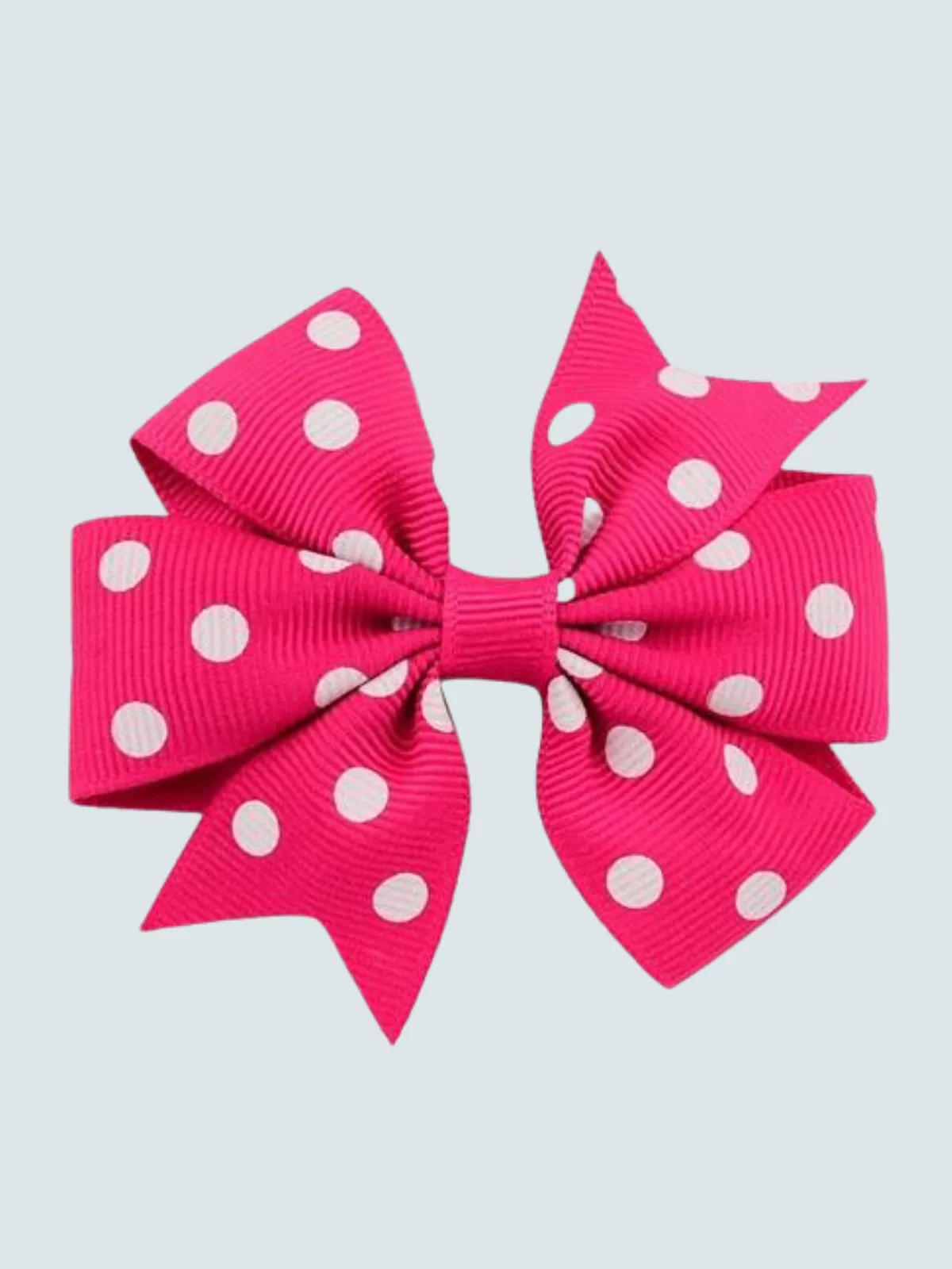 Gils Polka Dot Hair Bow Clip