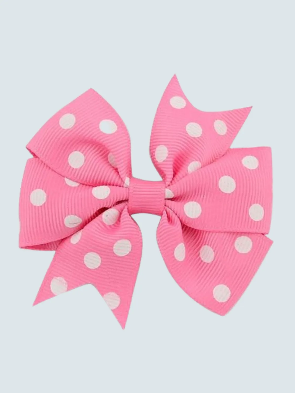 Gils Polka Dot Hair Bow Clip