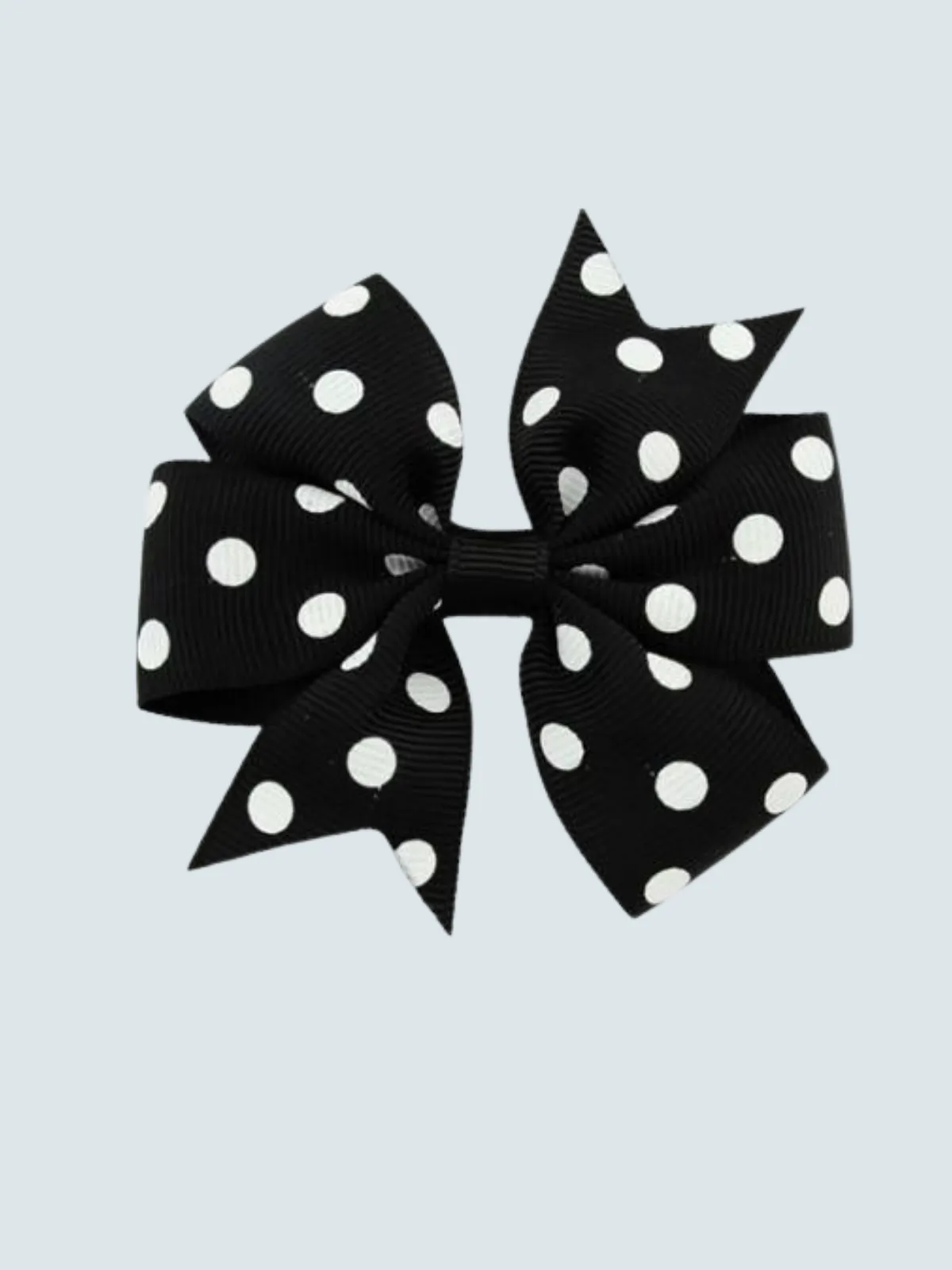 Gils Polka Dot Hair Bow Clip