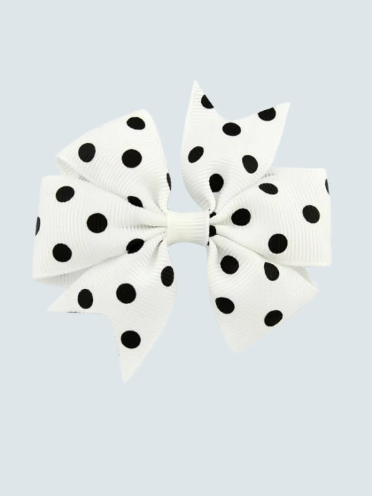 Gils Polka Dot Hair Bow Clip