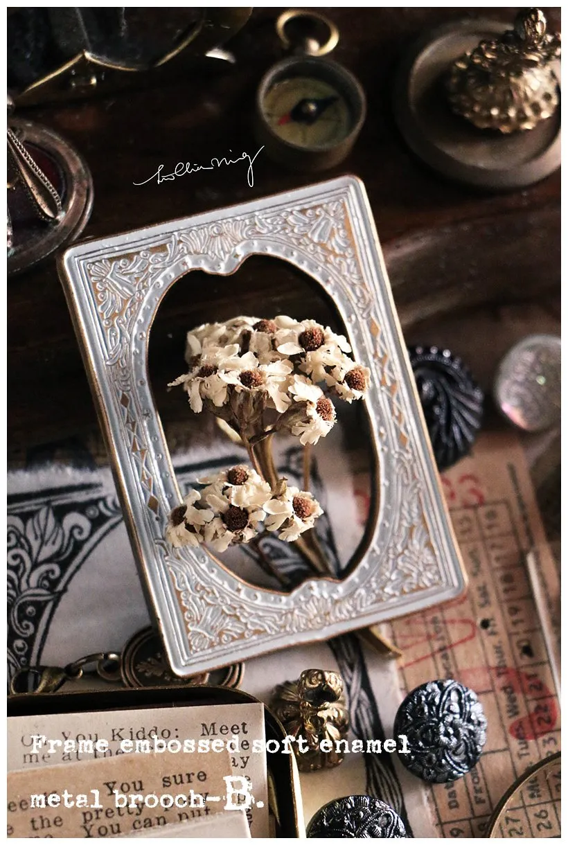 LCN Frame Metal Brooch/Pin