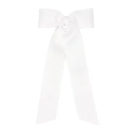 Medium Grosgrain Bowtie with Scalloped Edge and Streamer Tails