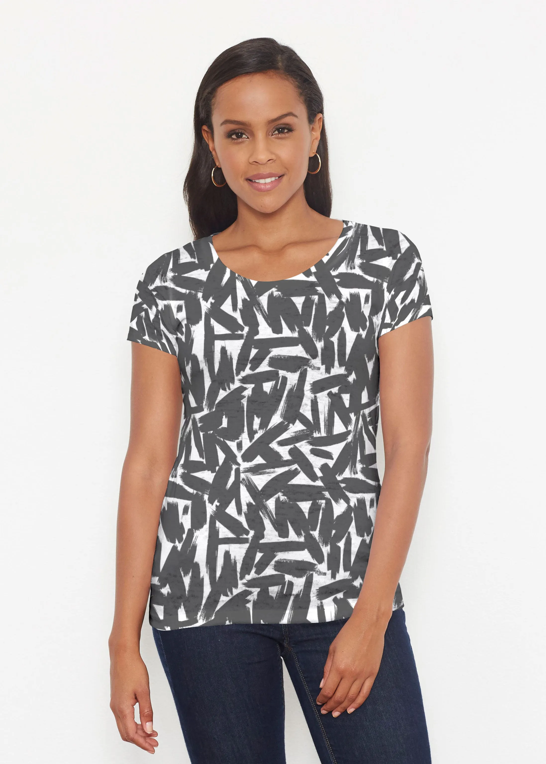 Pick Up Sticks (14300) ~ Short Sleeve Scoop Shirt