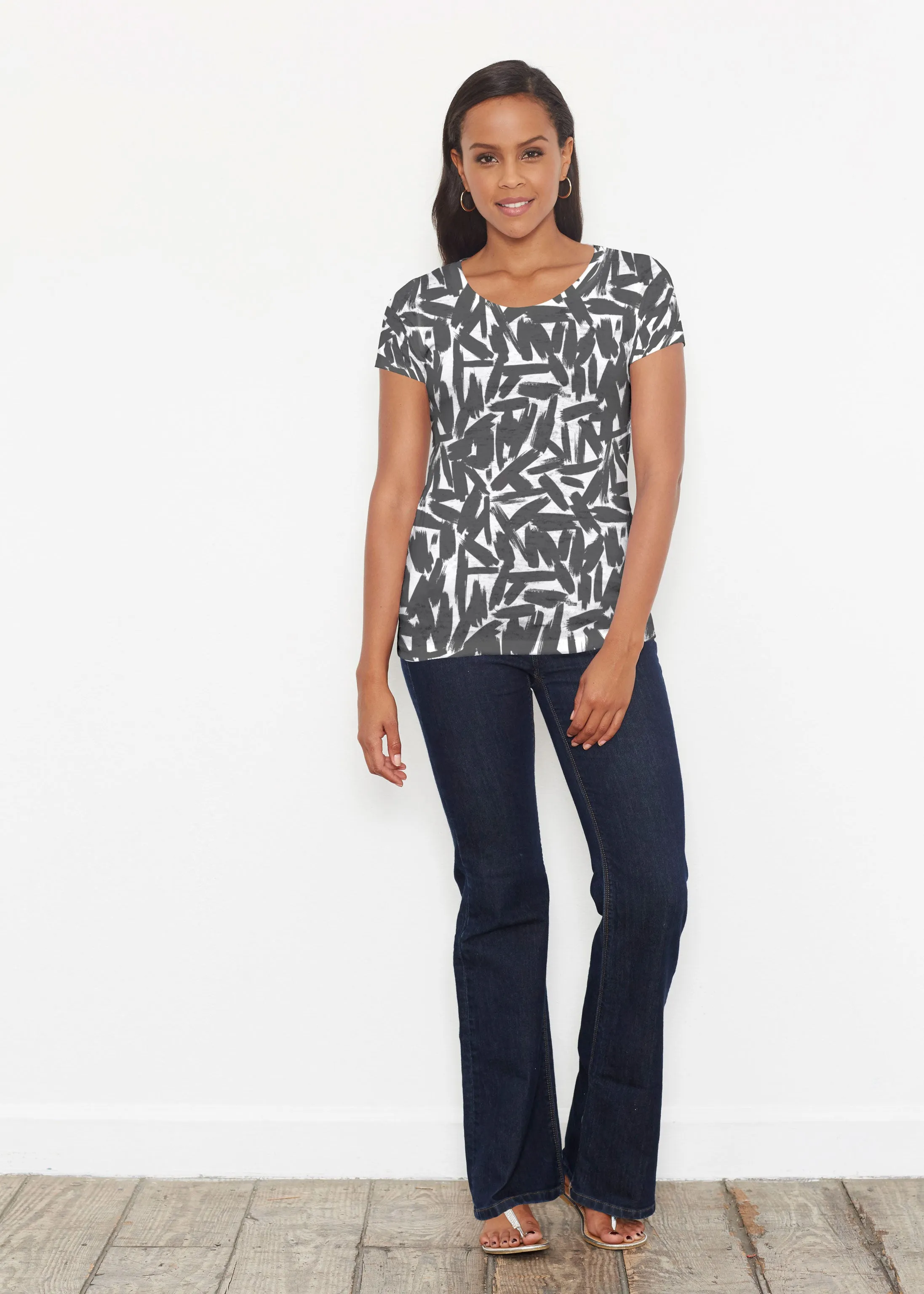 Pick Up Sticks (14300) ~ Short Sleeve Scoop Shirt