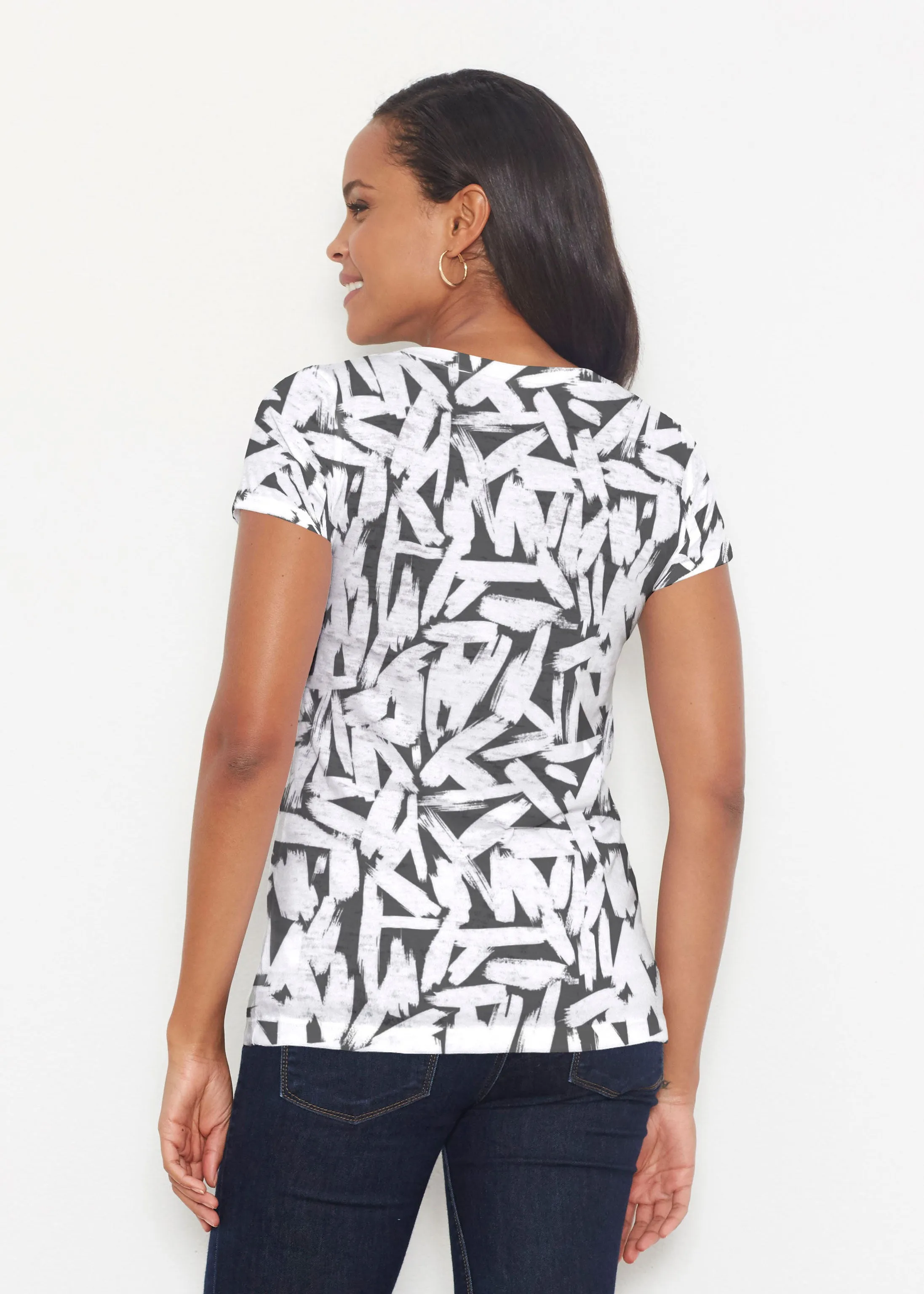 Pick Up Sticks (14300) ~ Short Sleeve Scoop Shirt