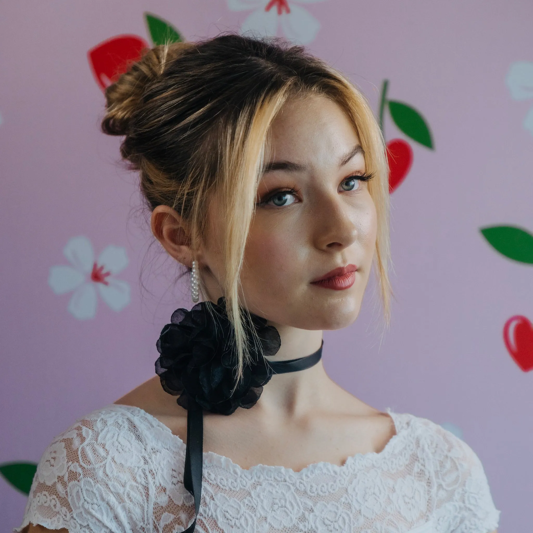 Rosette Ribbon Tie