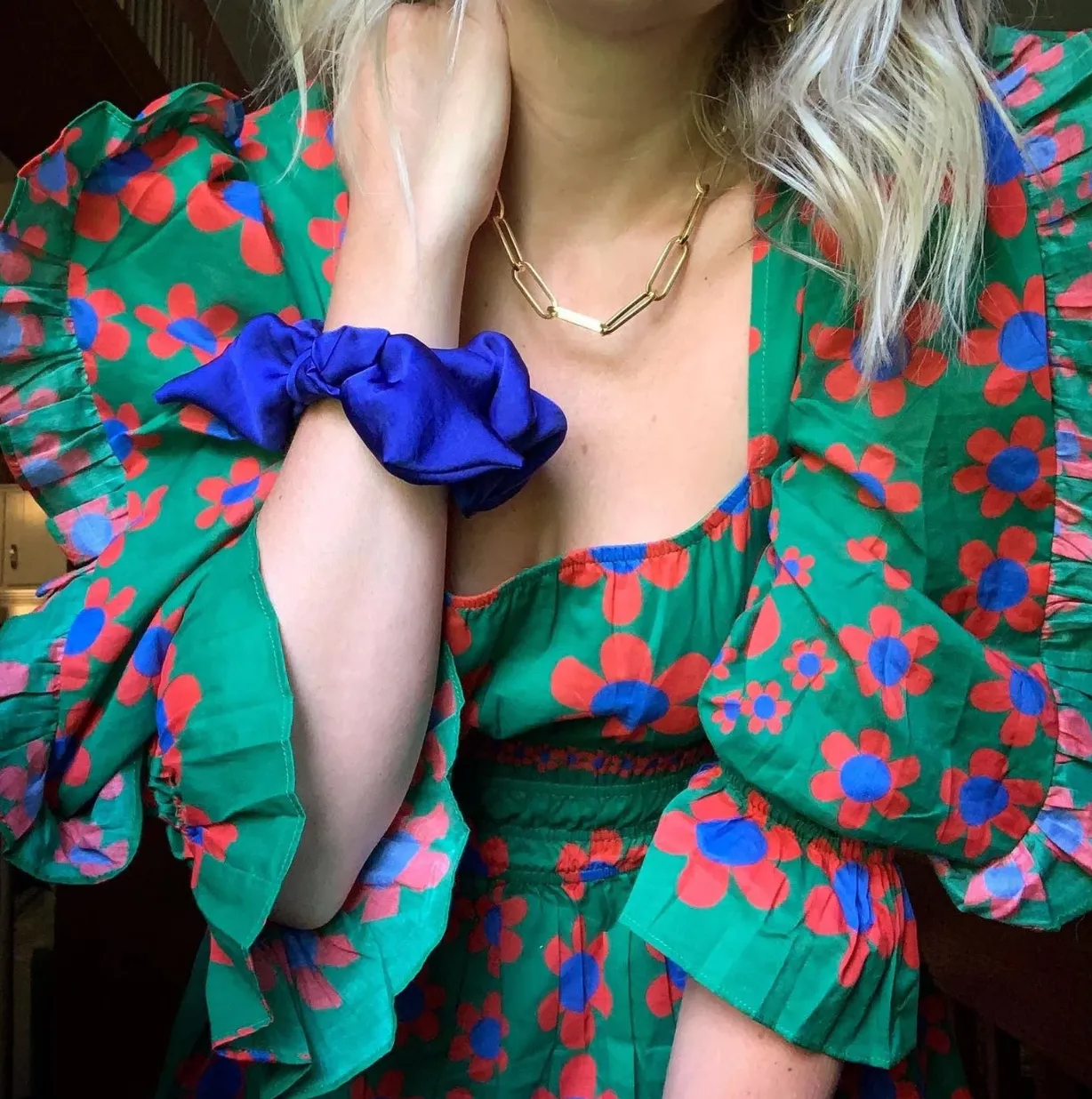 Silk Series Knot Scrunchie | Silky Chiffon | Sleeping Silk Scrunchie | Luxury Designer Hair Accessories | Hand Tied