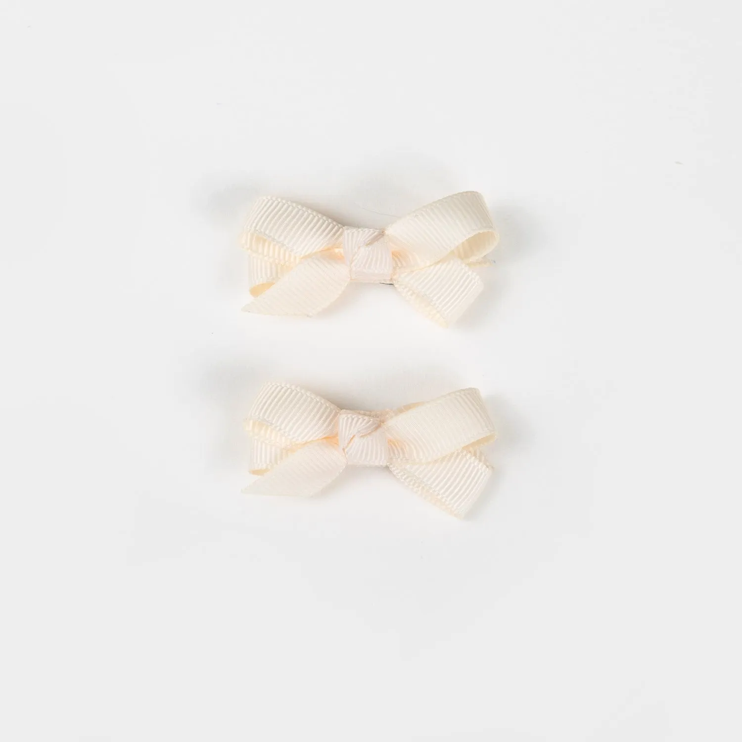 Wild Kind Olivia Small Bow Clips - Ivory