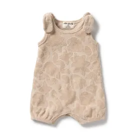 Wilson and Frenchy Pattern Play Organic Terry Playsuit