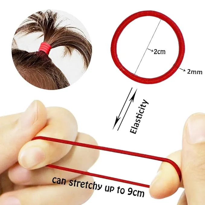 Zeal'nlife 200PCS No Crease Elastic Hair Ties for Baby Girls - 20 Colors